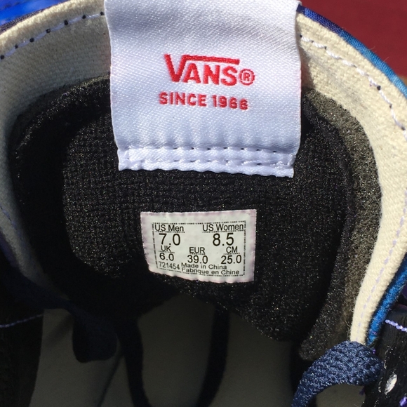 💥SOLD💥VANS SK8-Hi "Celestial Royalty" Cosmic Galaxy Sz 7 - Picture 10 of 16